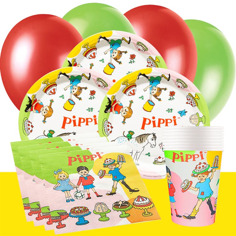 Product Image for Pippi Långstrump - Kalaspaket 8-16 personer