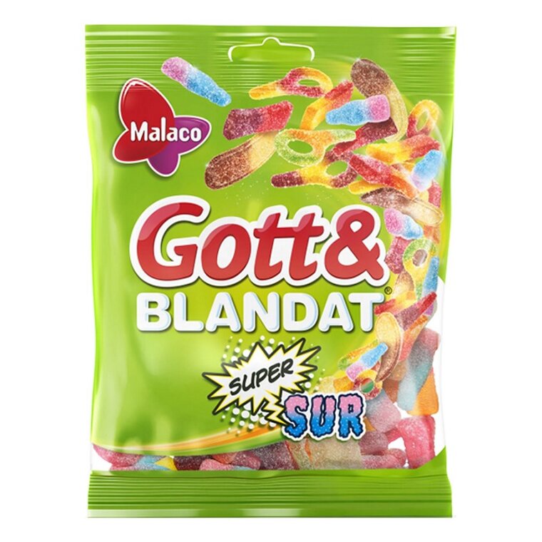 Product Image for Gott & Blandat Supersur 130 gram