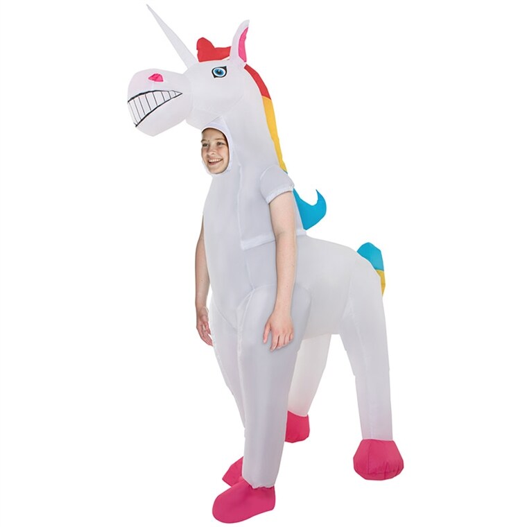 Product Image for Uppblåsbar Enhörning, Maskeraddräkt Barn