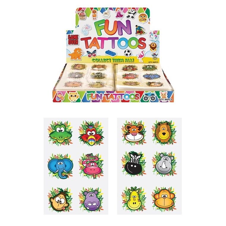 Product Image for Tatueringar med djurmotiv 6-pack