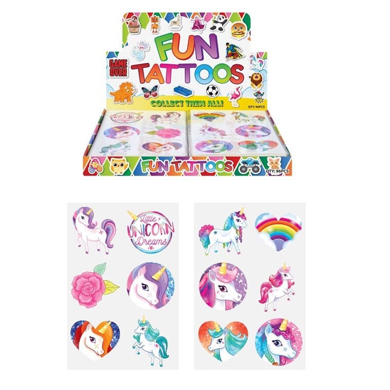 Product Image for Enhörning - Tatueringar 6-pack