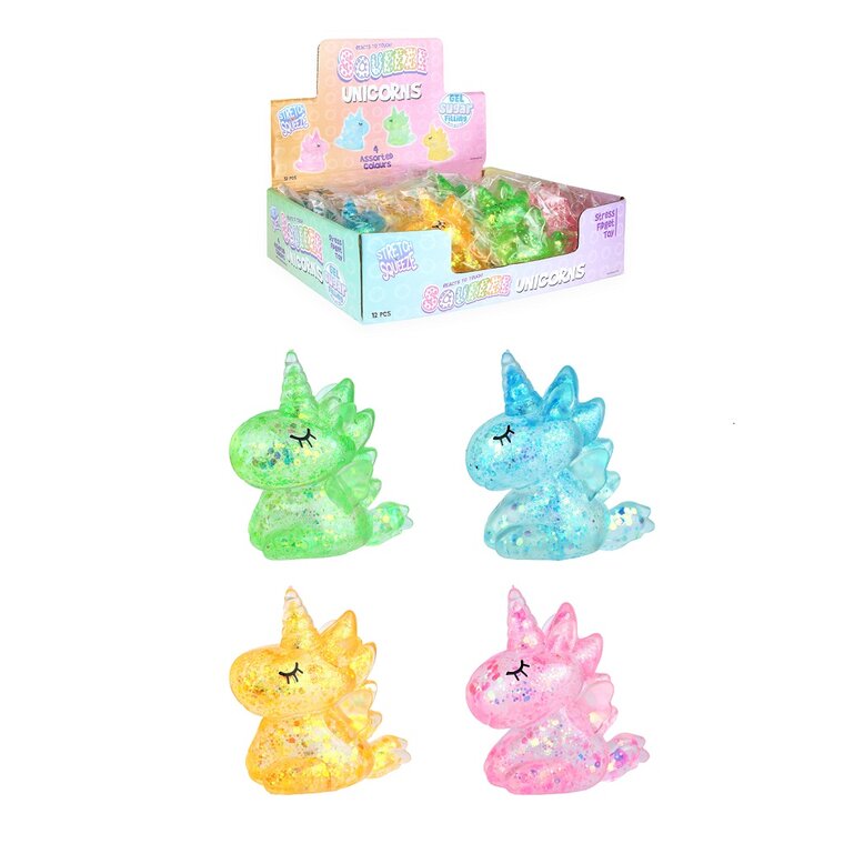 Product Image for Squeeze glittrig enhörning