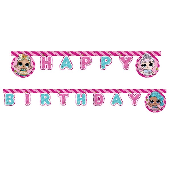 Product Image for LOL Glitterati Metallic - Girlang Happy Birthday