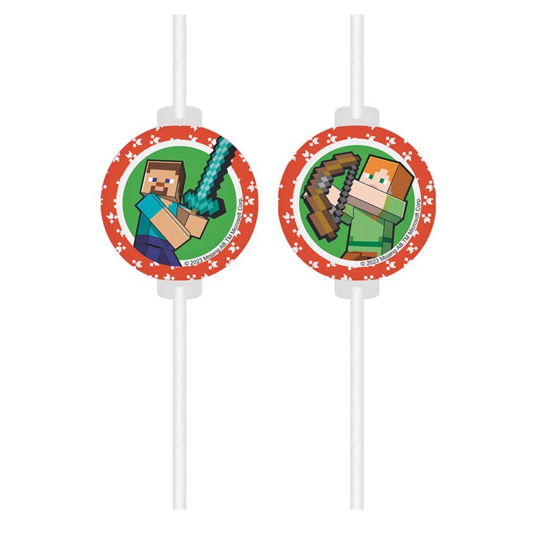 Product Image for Minecraft - Pappsugrör 4-pack