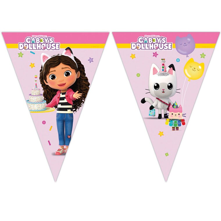 Product Image for Gabby's Dollhouse - Flaggirlang i papp 230 cm