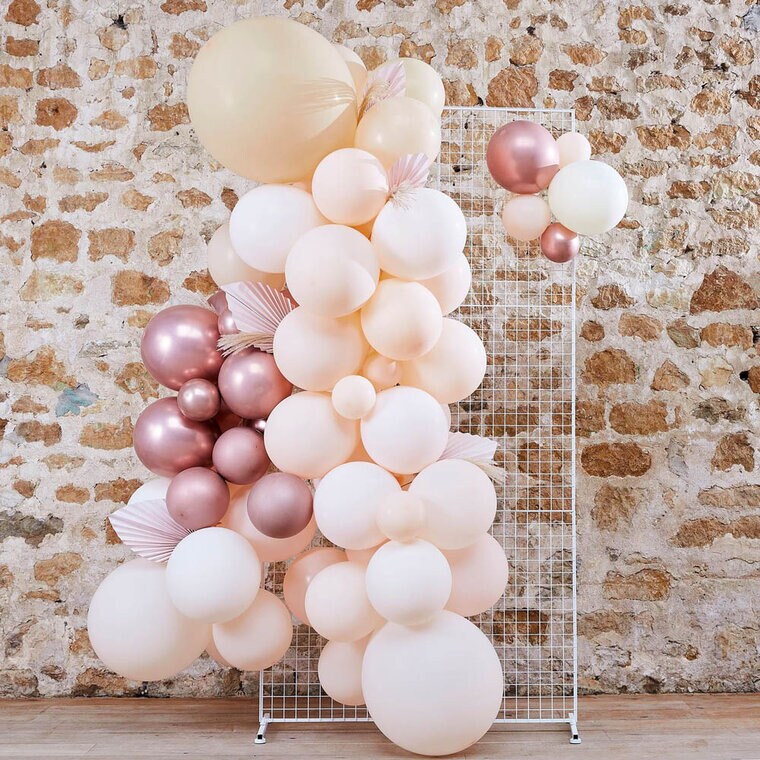Product Image for A Touch of Pampas Ballongbåge - Vit, Persika och Roséguld