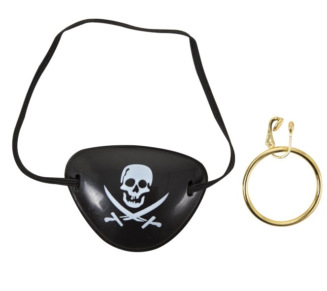 Product Image for Piratset med ögonlapp och örhänge