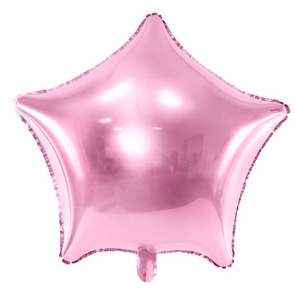 Product Image for Folieballong Stjärna - Ljusrosa 48 cm