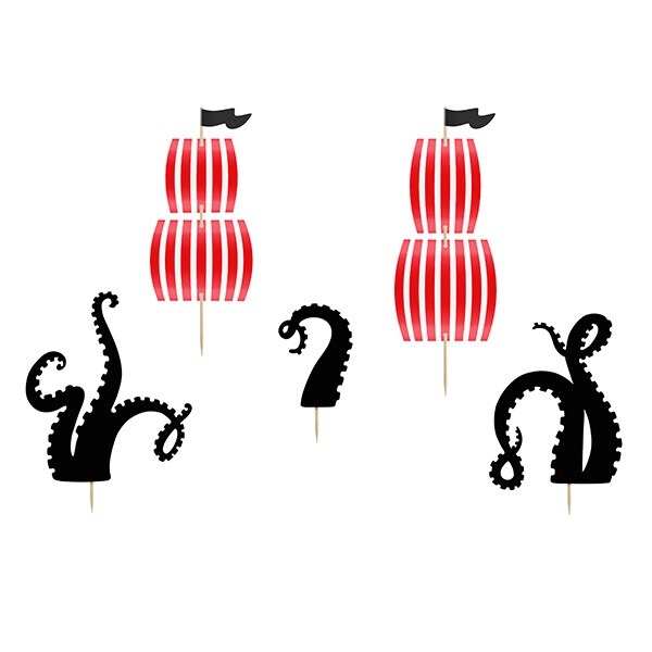 Product Image for Tårtdekoration Pirates Party 5 delar