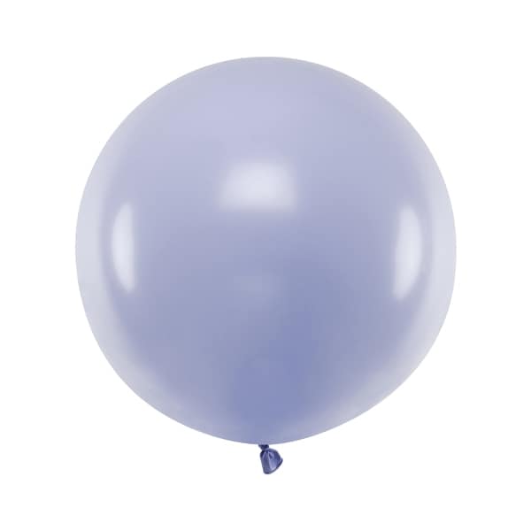 Product Image for Rund ballong, Pastell ljuslila 60 cm (styckvis)