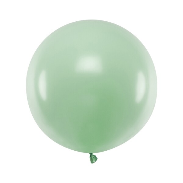 Product Image for Rund ballong, Pastell pistagegrön 60 cm (styckvis)