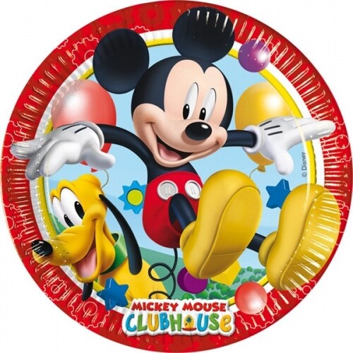 Product Image for Musse Piggs Klubbhus - Tallrikar 8-pack