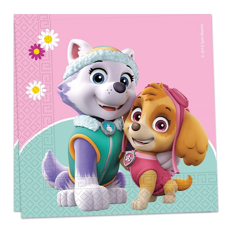 Product Image for Paw Patrol Skye & Everest - Servetter 20-pack