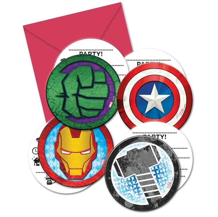 Product Image for Mighty Avengers - Inbjudningskort 6-pack