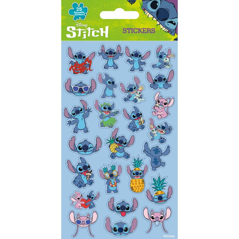 Product Image for Stitch & Angel Klistermärken 25-pack