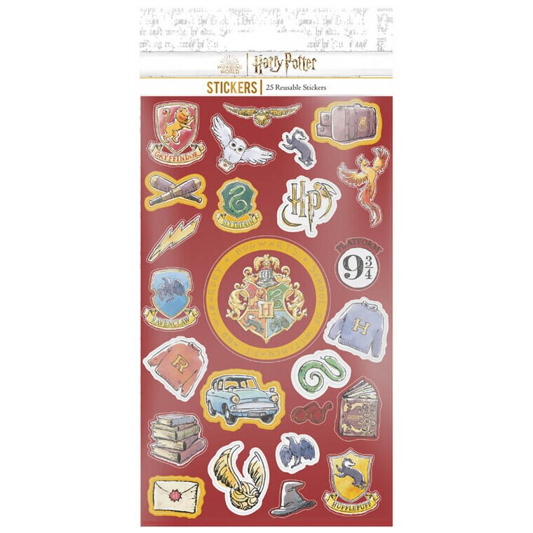 Product Image for Harry Potter Klistermärken Hogwarts 25-pack