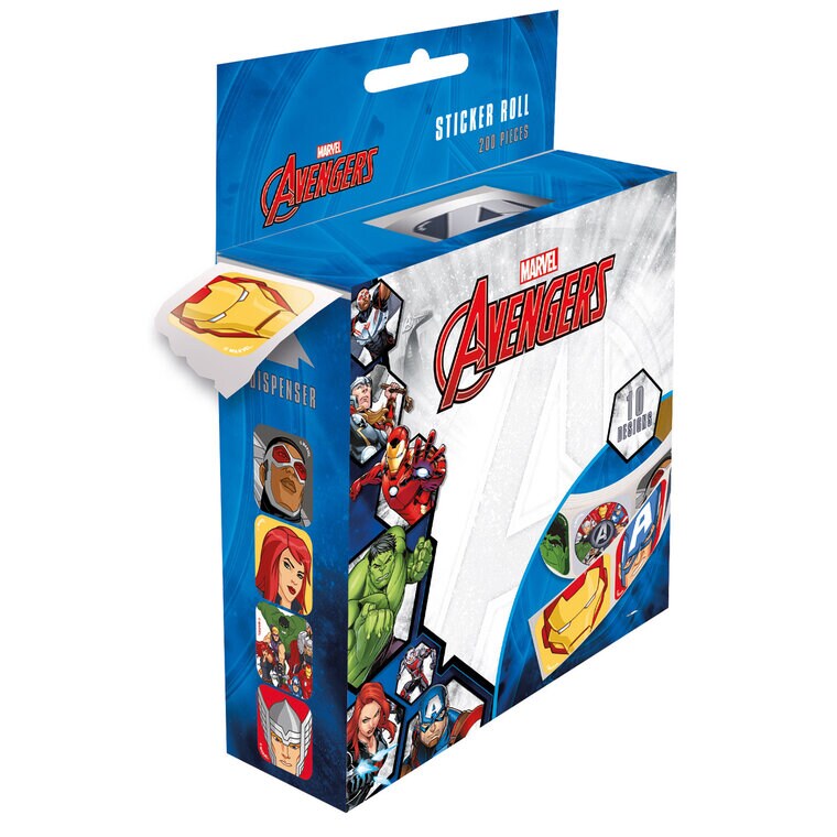 Product Image for Avengers - Klistermärken på rulle 200 st.
