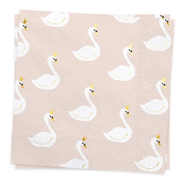 Product Image for Lovely Swan - Servetter 20-pack
