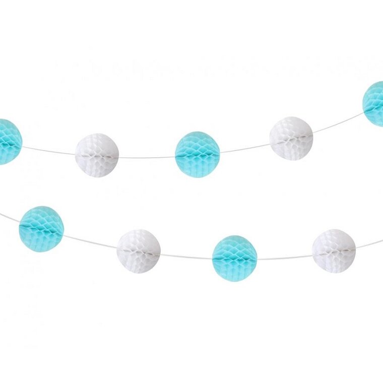 Product Image for Girlang Honeycomb Blå och vit 2,5 meter