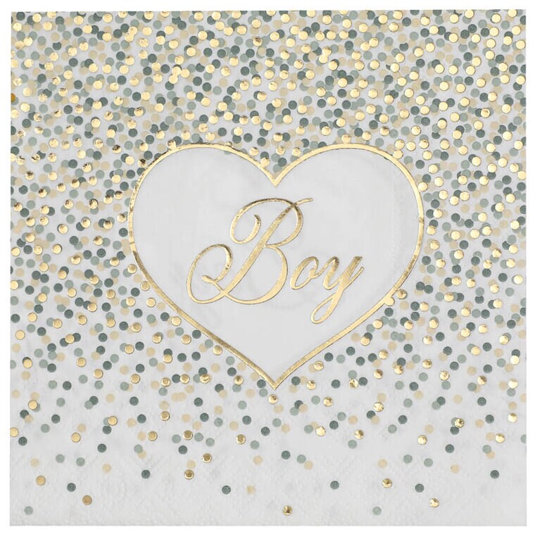 Product Image for Baby Boy Dots - Servetter 20-pack