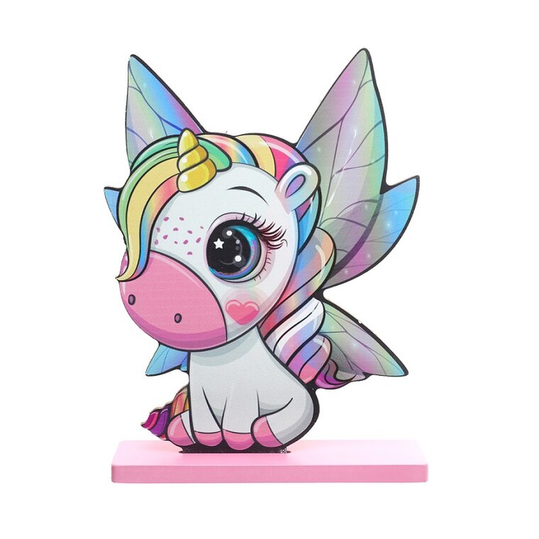 Product Image for Unicorn Fairy - Bordsdekoration av trä 20 cm