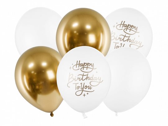 Product Image for Ballongmix, Happy birthday to you 6-pack