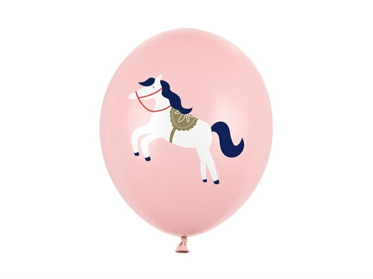 Product Image for Ballonger Rosa, Hästar 6-pack
