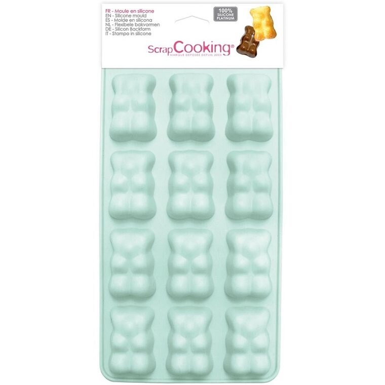 Product Image for Scrap Cooking Silikonform - Teddybjörnar 12 stycken