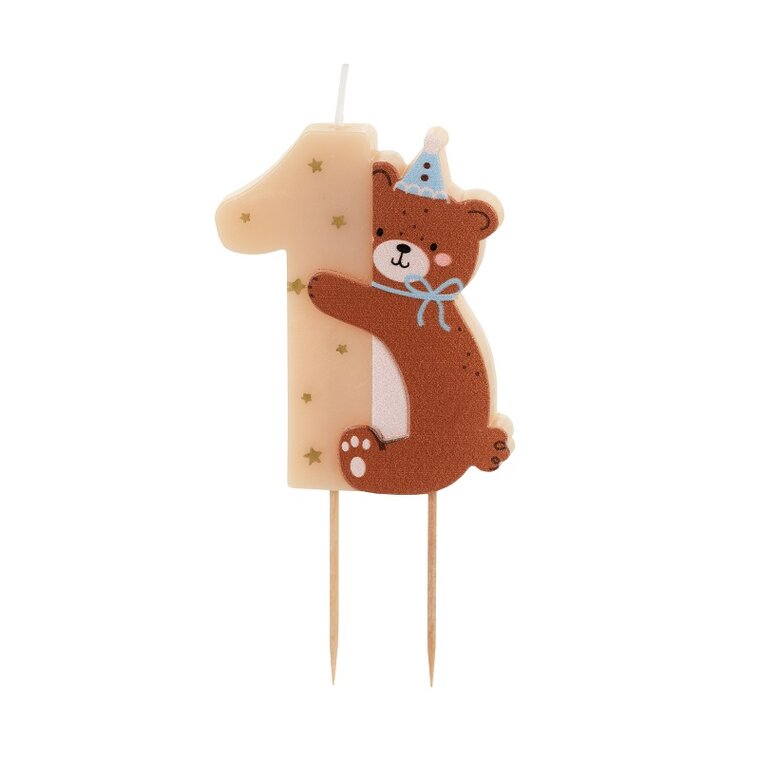 Product Image for Teddy Bear - Tårtljus 1 år