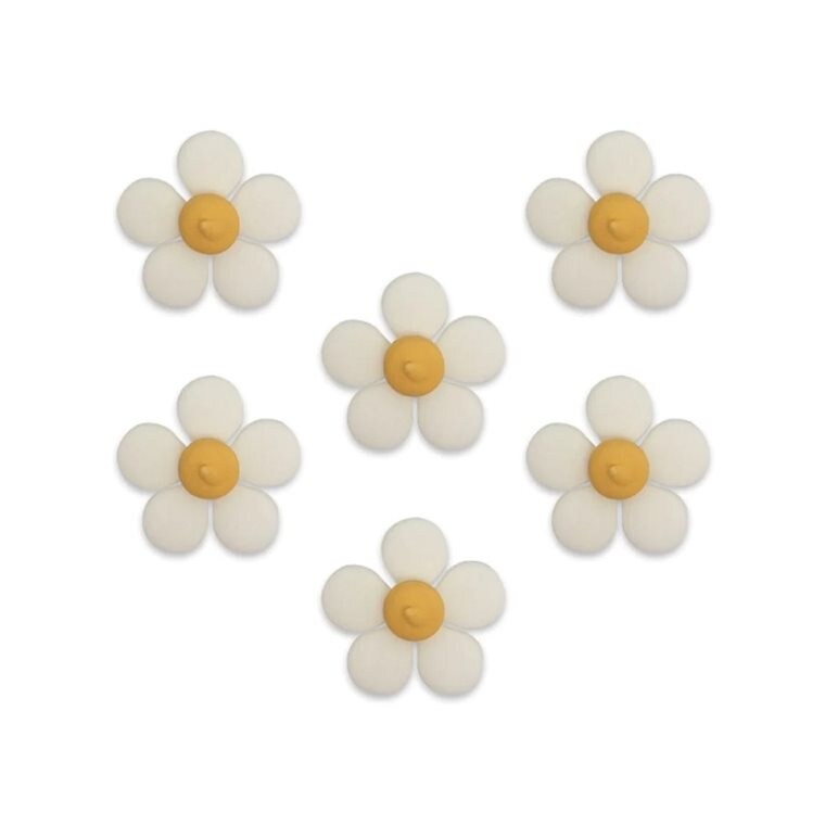 Product Image for Sockerdekorationer - Daisy 6-pack