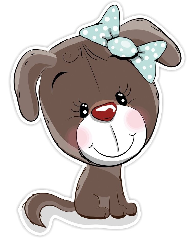 Product Image for Hund Väggdekoration till Barnrum 3D