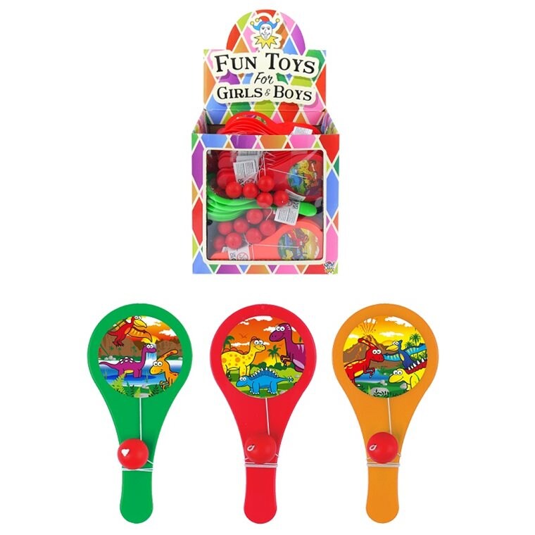 Product Image for Dinosaurie - Racket med boll i snöre