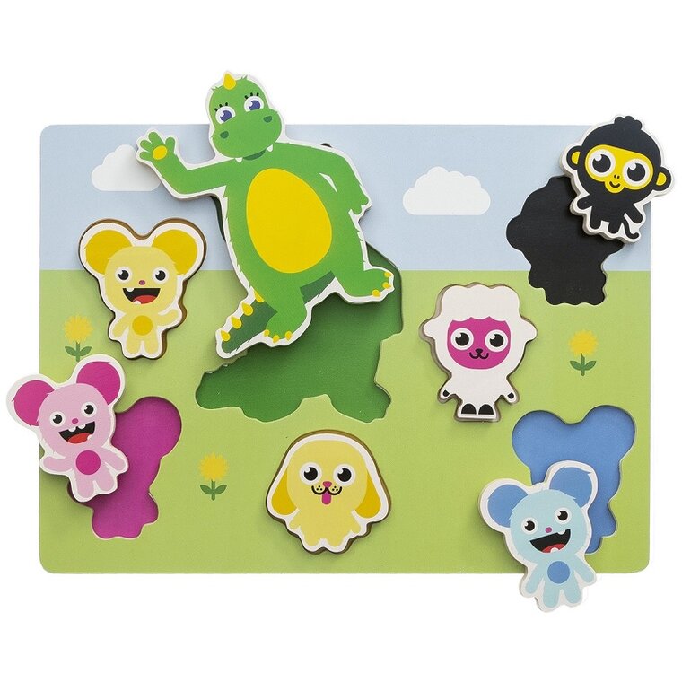 Product Image for Bolibompa - Träpussel 7 bitar