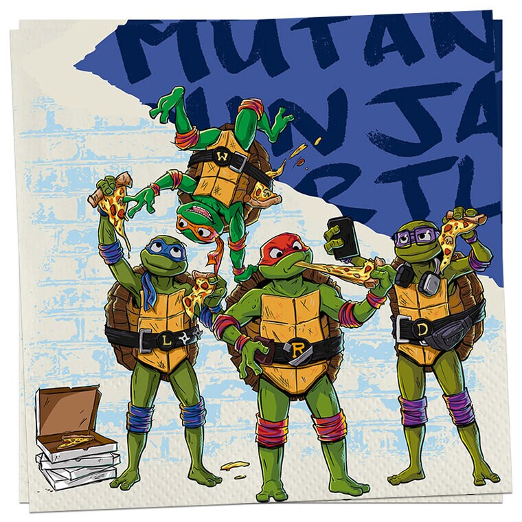 Product Image for Turtles - Servetter 20-pack