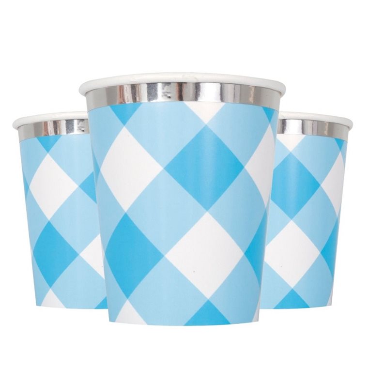 Product Image for Blårutiga Muggar, 1 år 8-pack