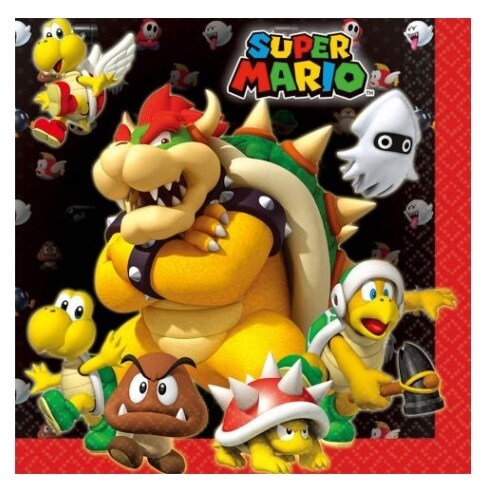 Product Image for Super Mario Bros - Servetter 16-pack