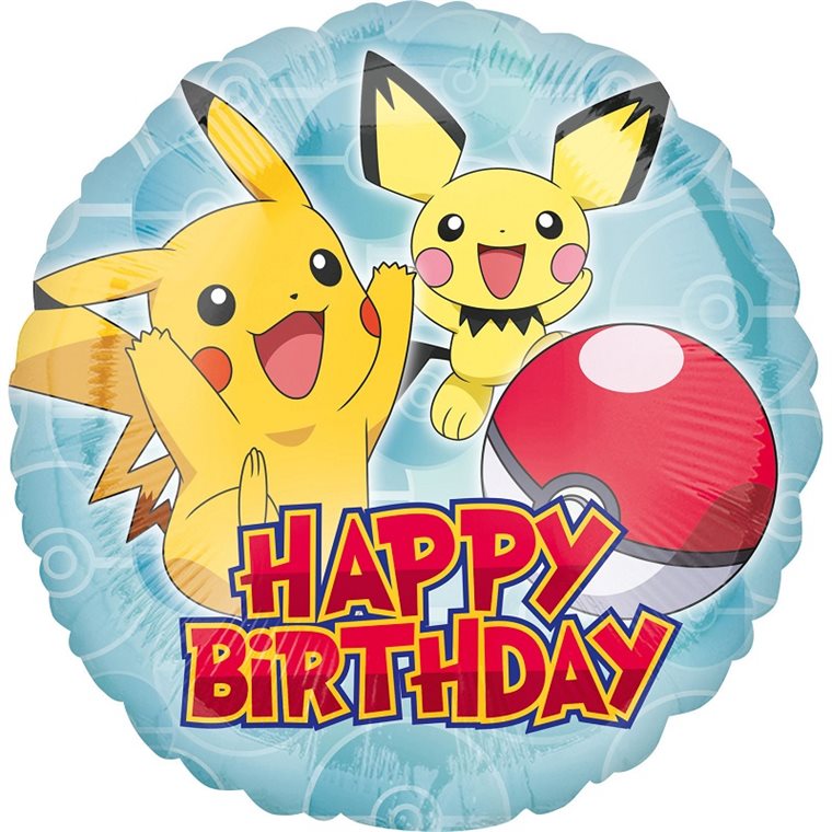 Product Image for Pokémon - Folieballong Happy Birthday 43 cm