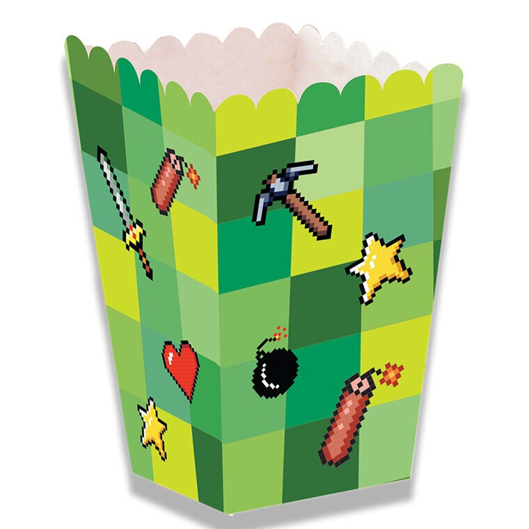 Product Image for Pixel Popcornbox 12 x 5 cm
