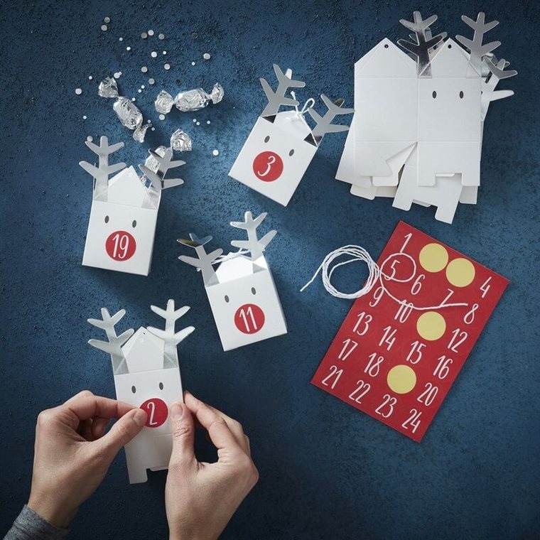 Product Image for DIY Adventskalender - Renar i papp