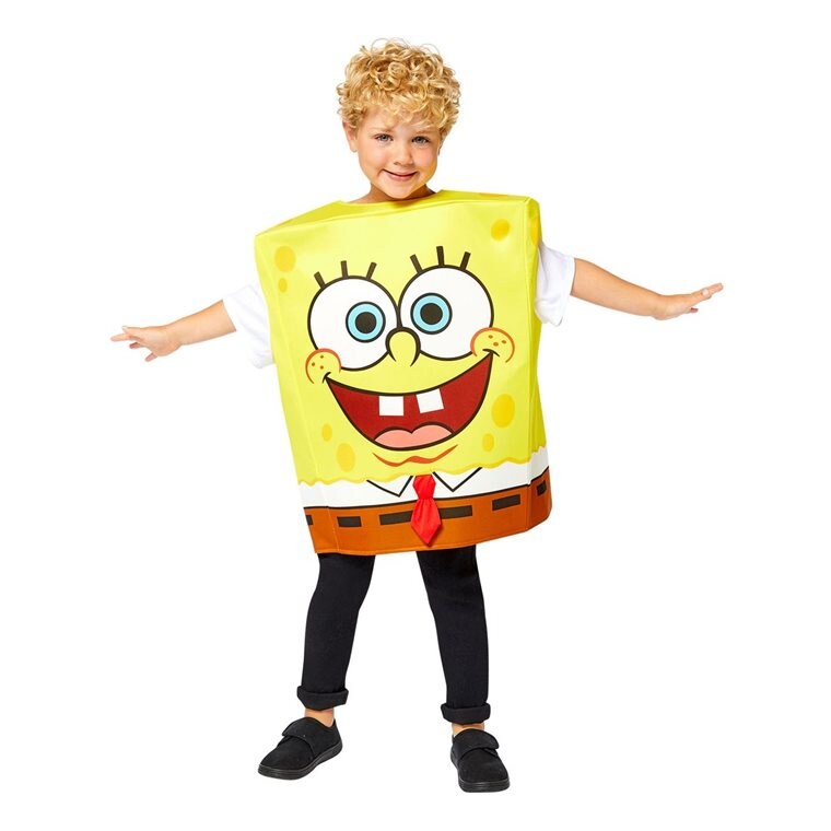 Product Image for Svampbob Fyrkant Maskeraddräkt Barn 3-7 år