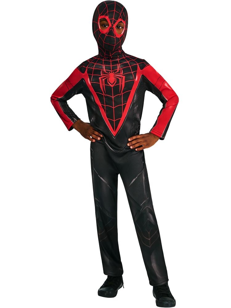 Spiderman Miles Morales Maskeraddräkt 7-8 år
