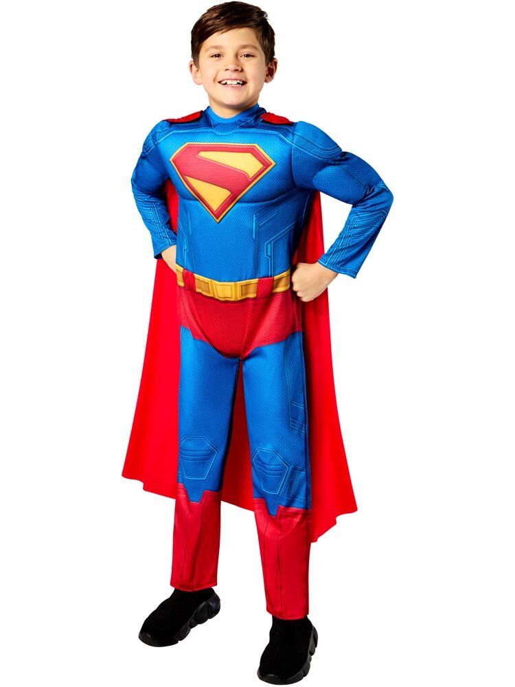 Superman Deluxe Maskeraddräkt Barn 9-10 år