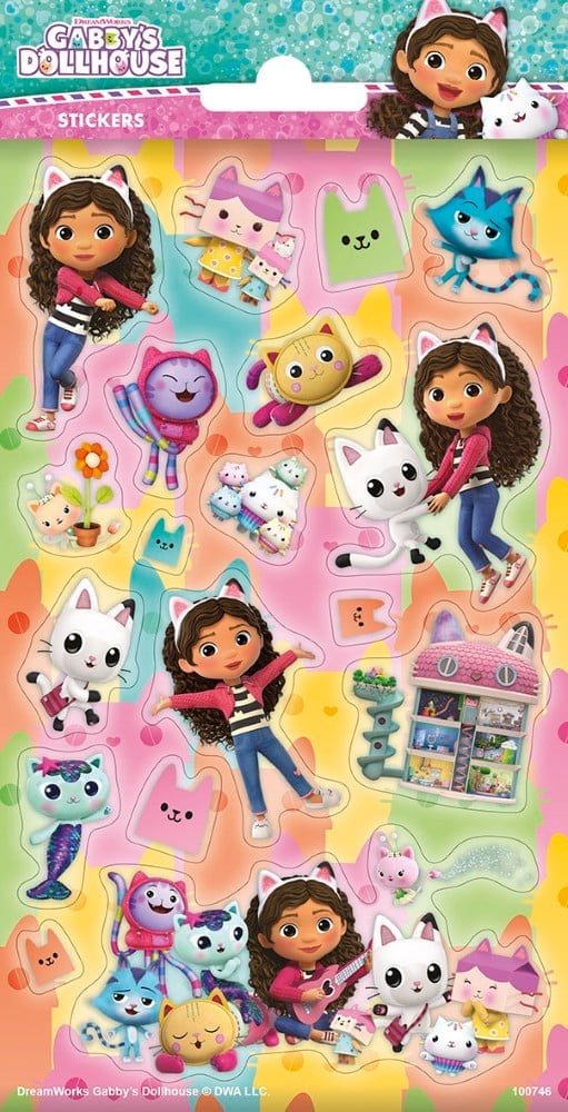 Gabby's Dollhouse Klistermärken 18-pack