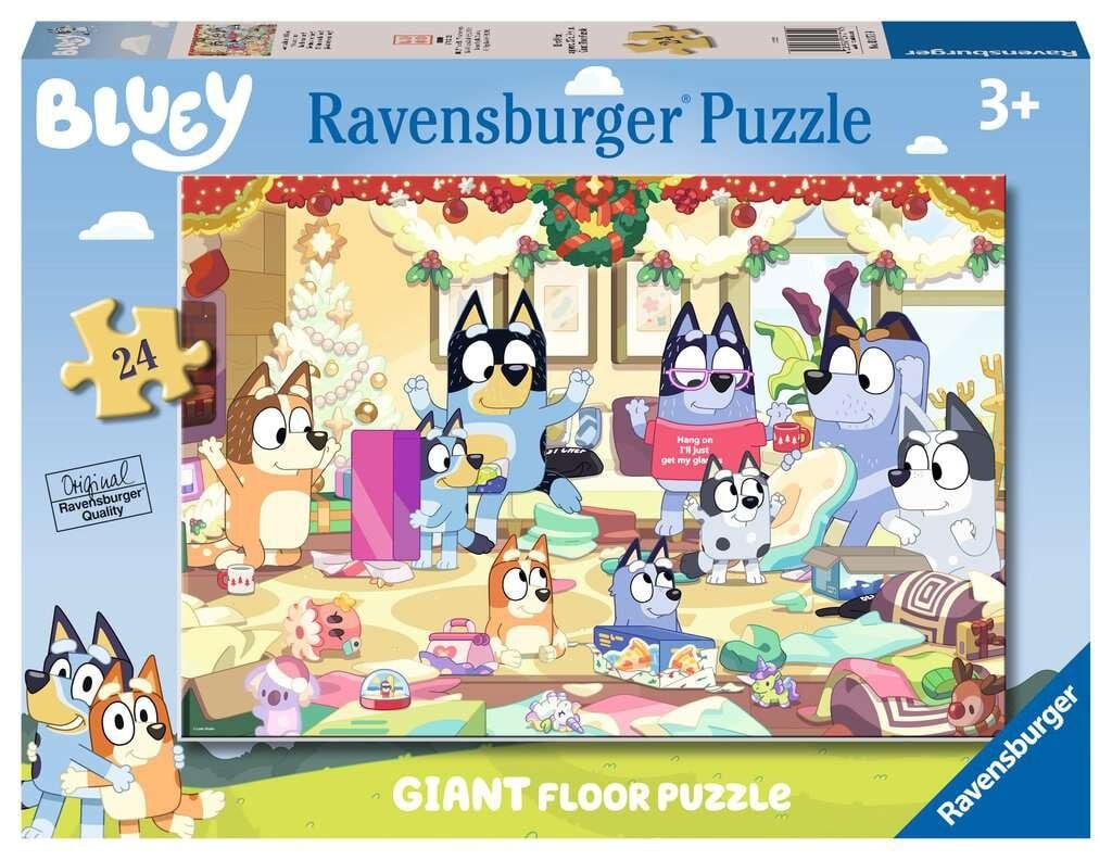 Ravensburger Golvpussel - Bluey Christmas 24 bitar