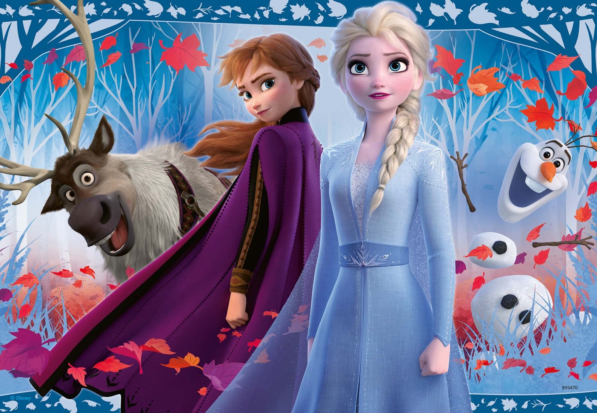 Ravensburger Pussel - Disney - Frozen 2x12 bitar