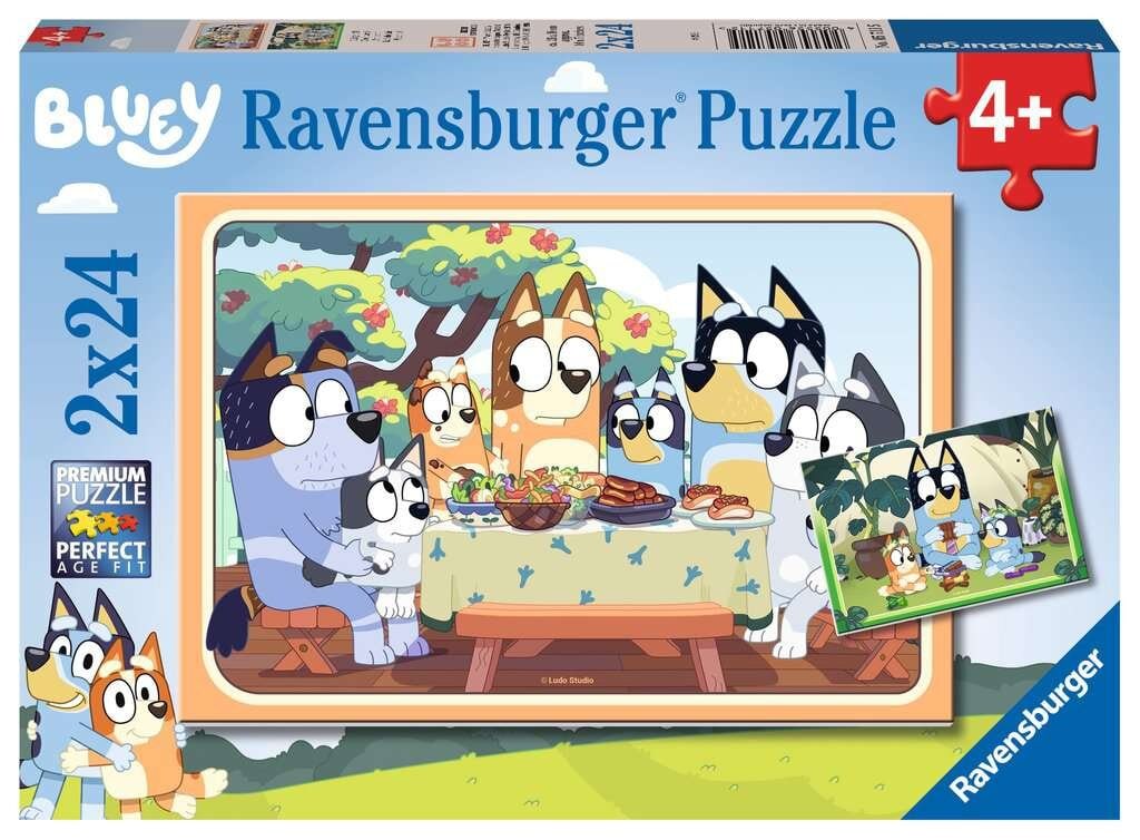 Ravensburger Pussel - Bluey 2x24 bitar