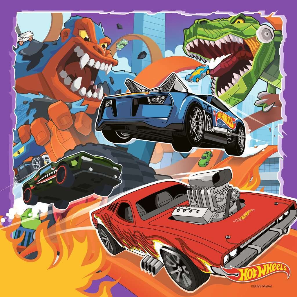 Ravensburger Pussel - Hot Wheels 3x49 bitar