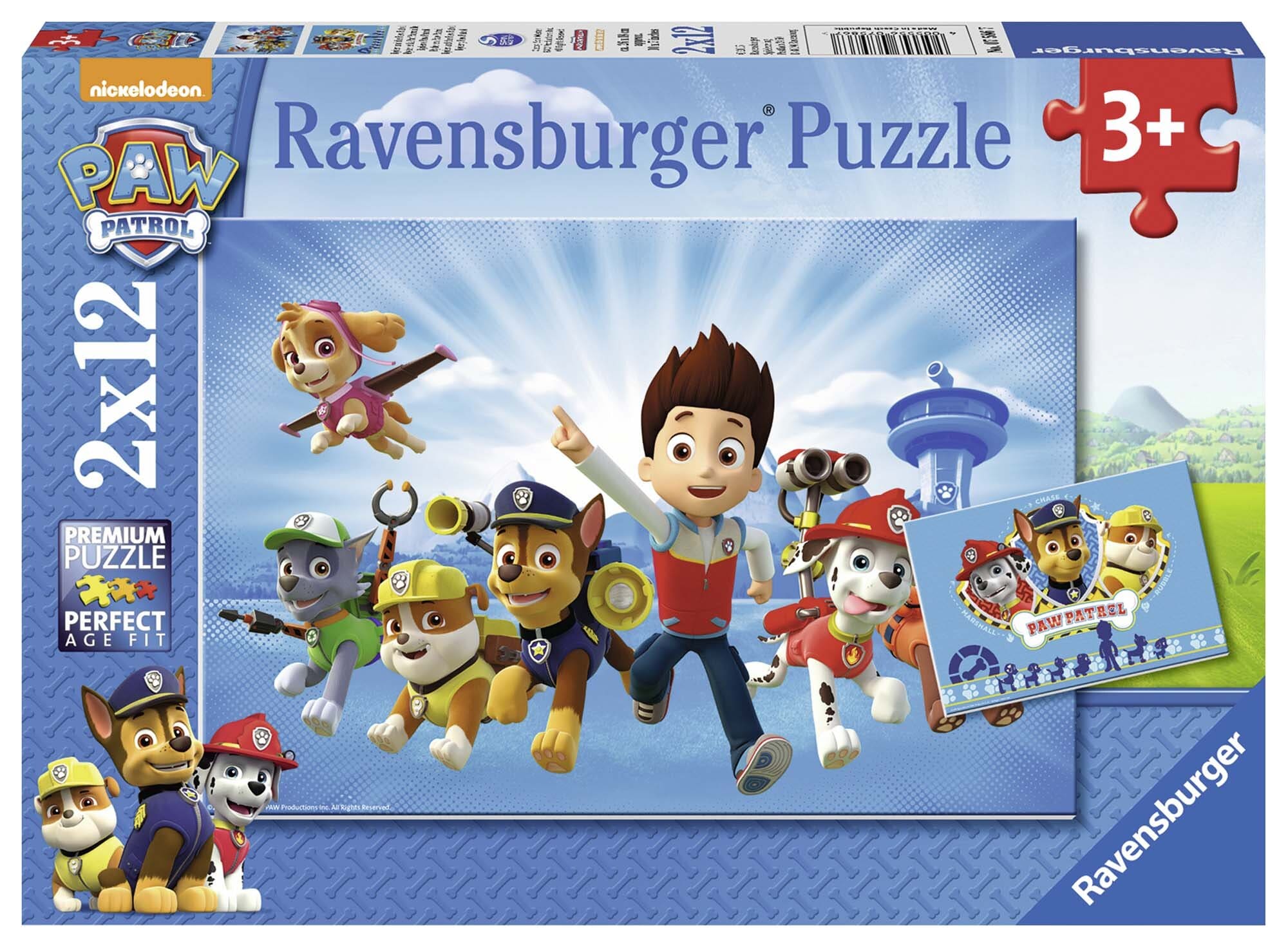 Ravensburger Pussel - Paw Patrol 2x12 bitar