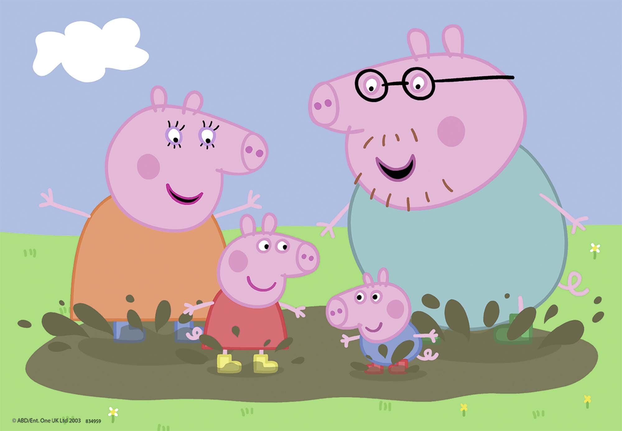 Ravensburger Pussel, Greta Gris - Peppa Pig 2x24 bitar