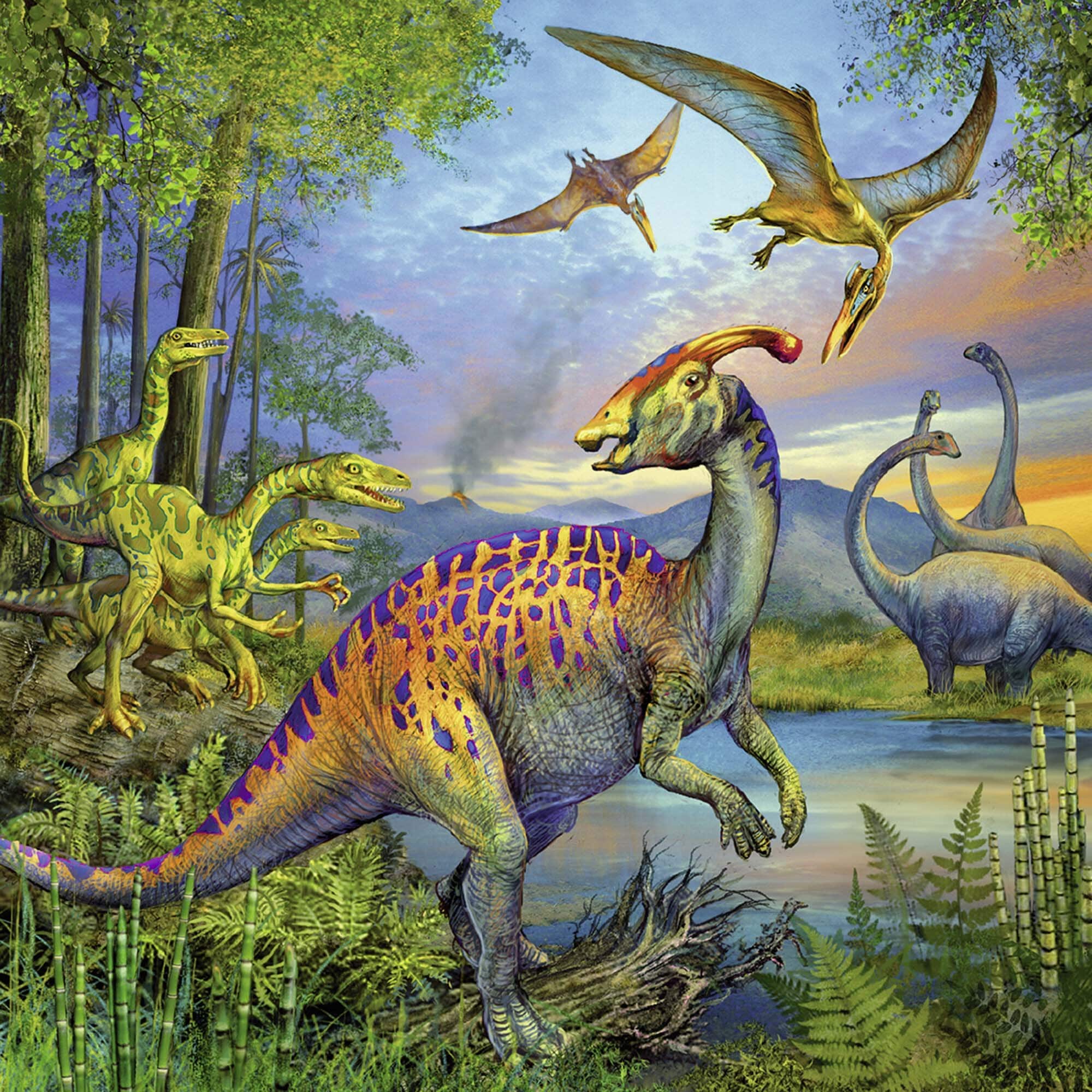 Ravensburger Pussel - Dinosaurier 3x49 bitar